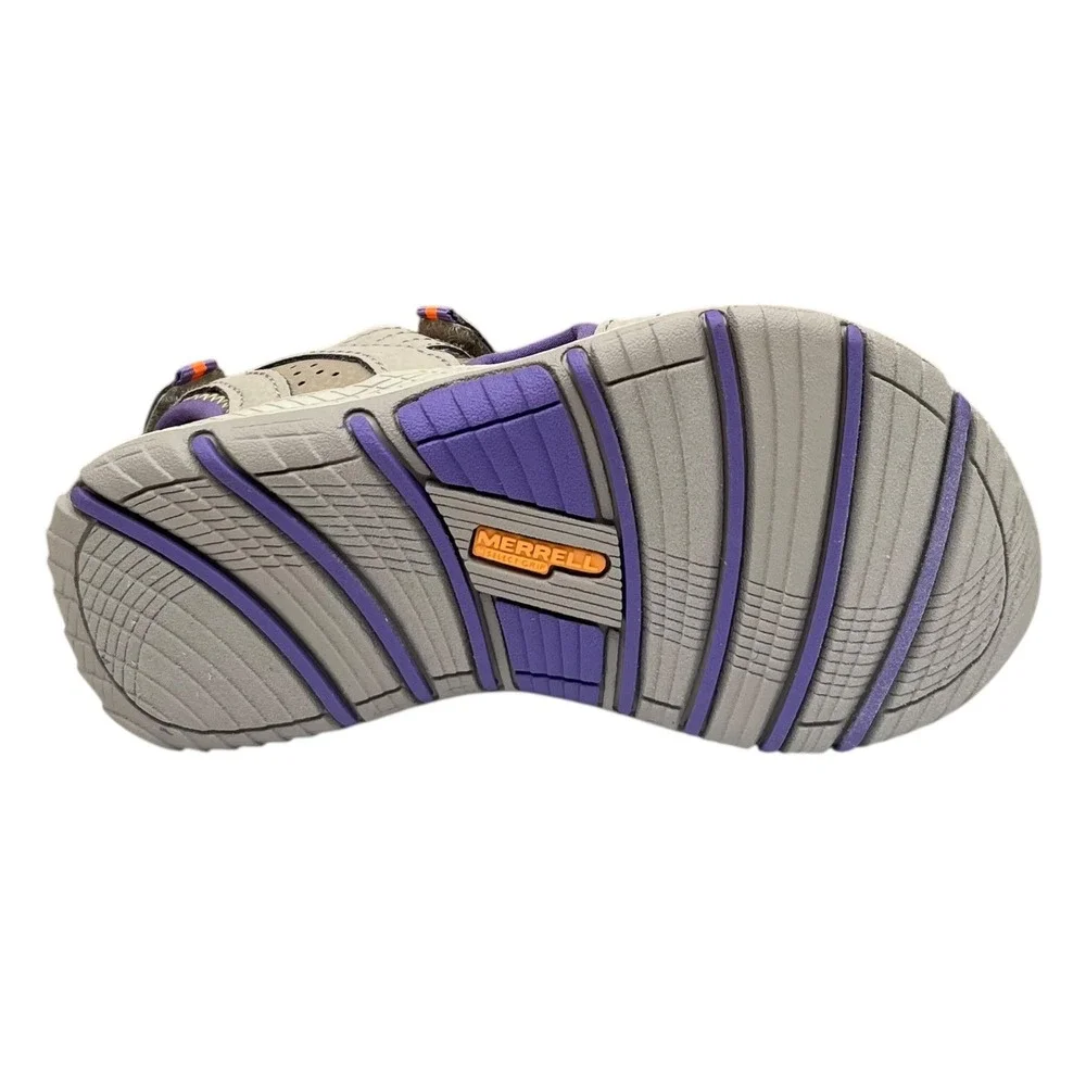 Merrell Little Girls Sport‎ Outdoor Sandal Size 11 Purple/Gray Adjustable Straps
